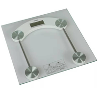 Balanza Digital con Visor LCD Peso Máximo 180kg Color Gris
