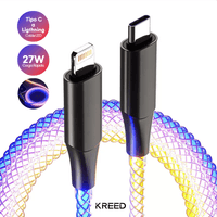 Cable Lightning a Tipo C - RGB 1 metro