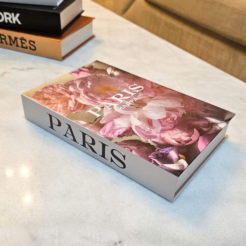 Libro Decorativo Tipo Baúl Paris Marfa - Promart