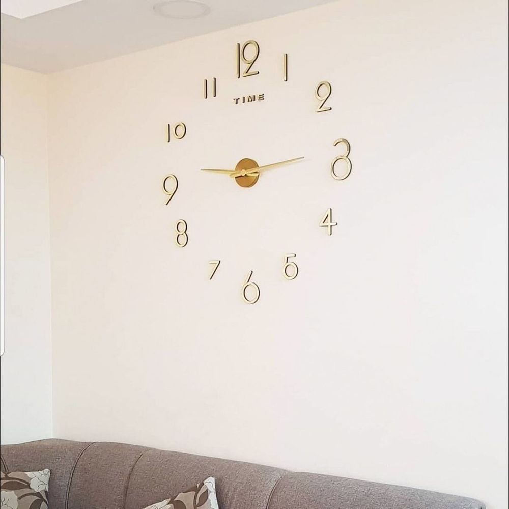 Reloj de pared Aluminio Vidrio 25.2cm Día - Promart