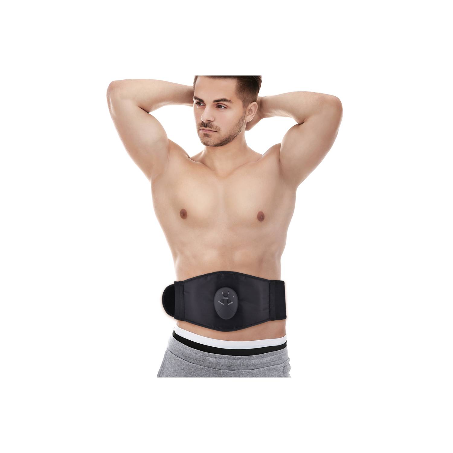 Tonificador Electro Estimulador Muscular Abdominales Reductor Cintura Bronce