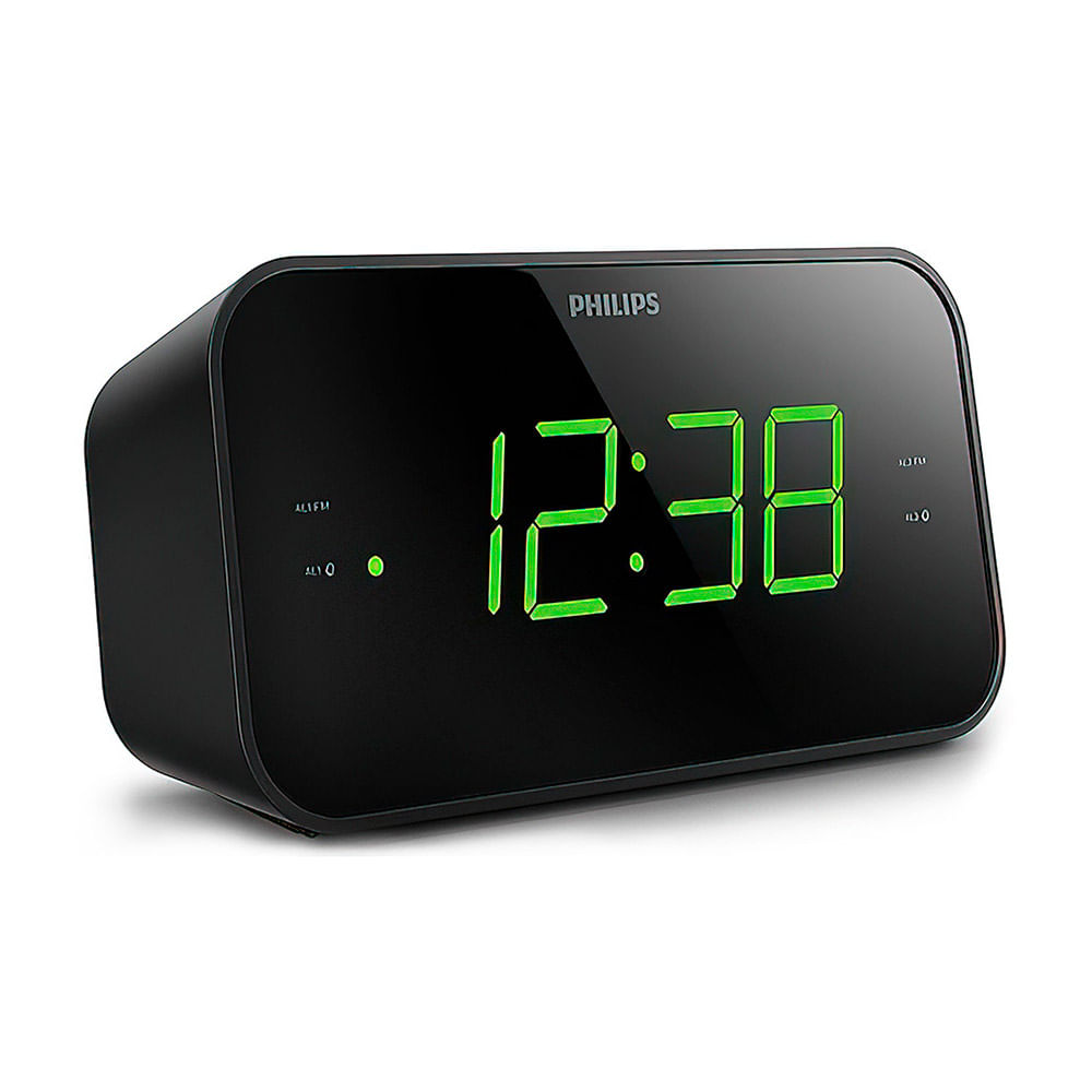Altavoz Reloj Despertador Radio con Bluetooth Lampara graduable Rosa -  Promart