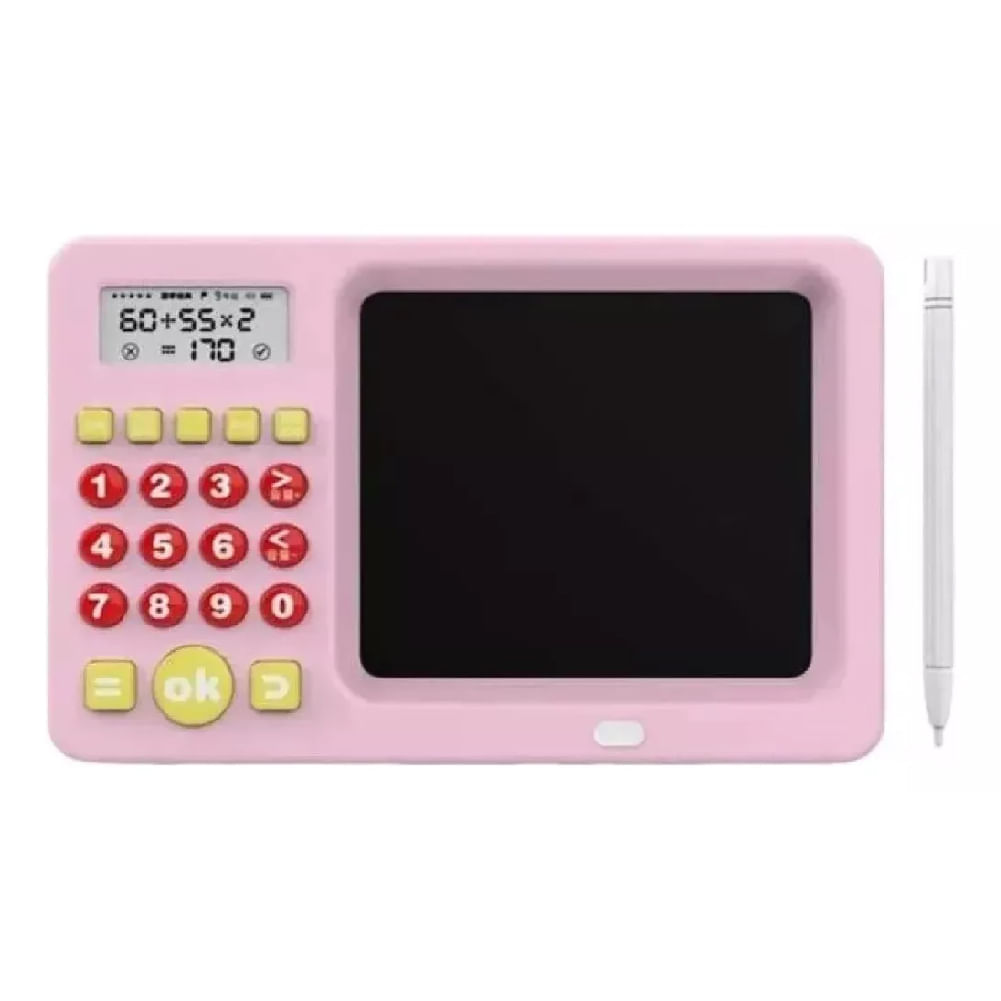Pizarra Tableta Escritura Rosa 2 en 1
