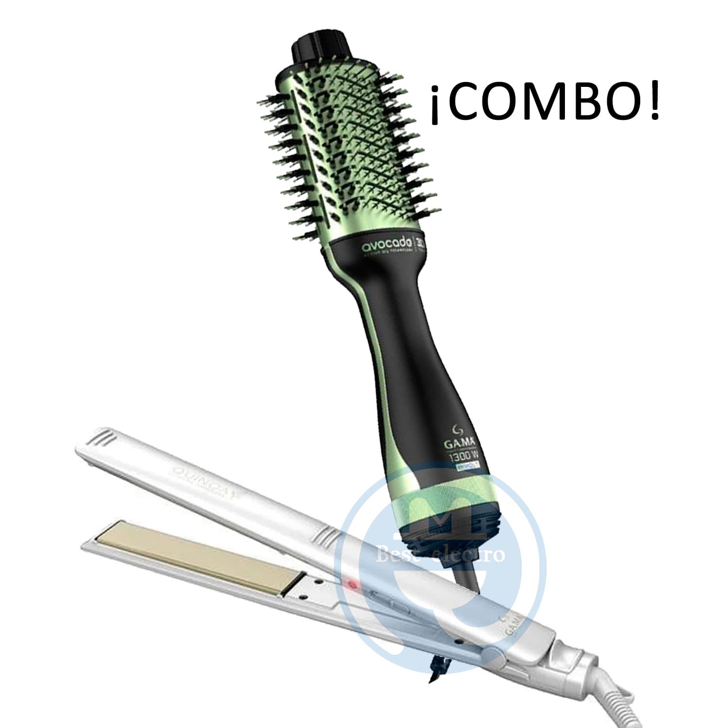 Combo Gama Alisadora BECHS0000002386 y Cepillo Secador