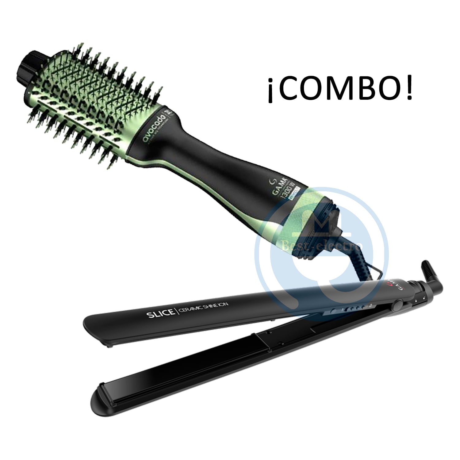 Combo Gama Alisadora BECHS0000002737 y Cepillo Secador