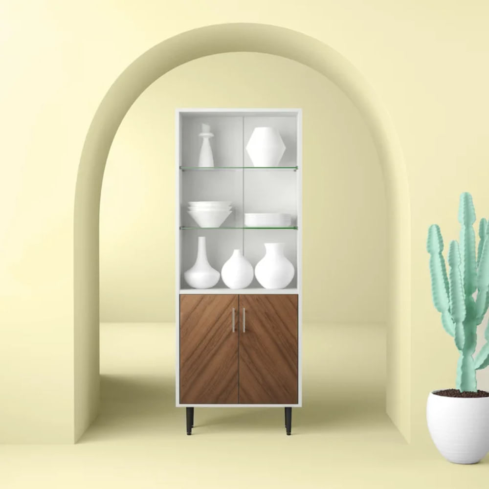 Estante Moderno Airisu Blanco R&R MUEBLES