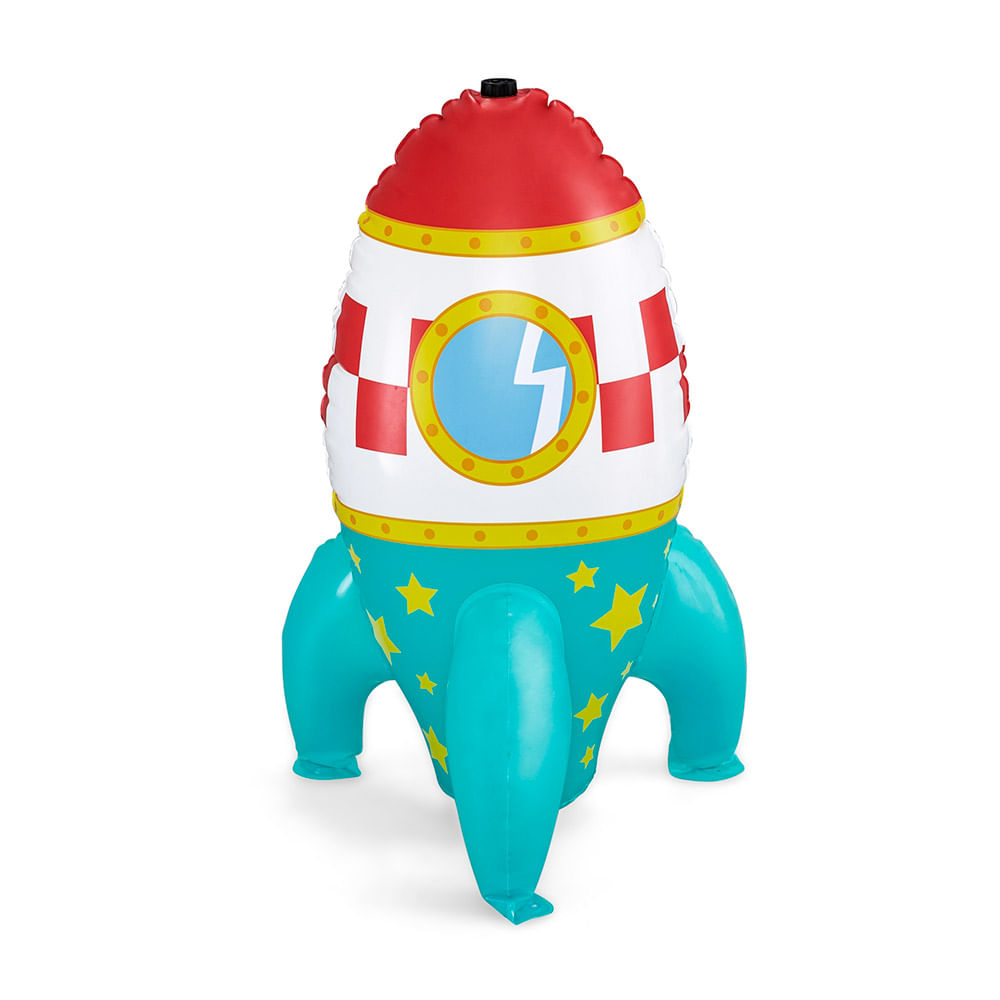 Aspersor Inflable Cohete Xtreme Rocket Blaster Bestway