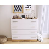 Cómoda Moderna Isaura 4 cajones TU MESITA