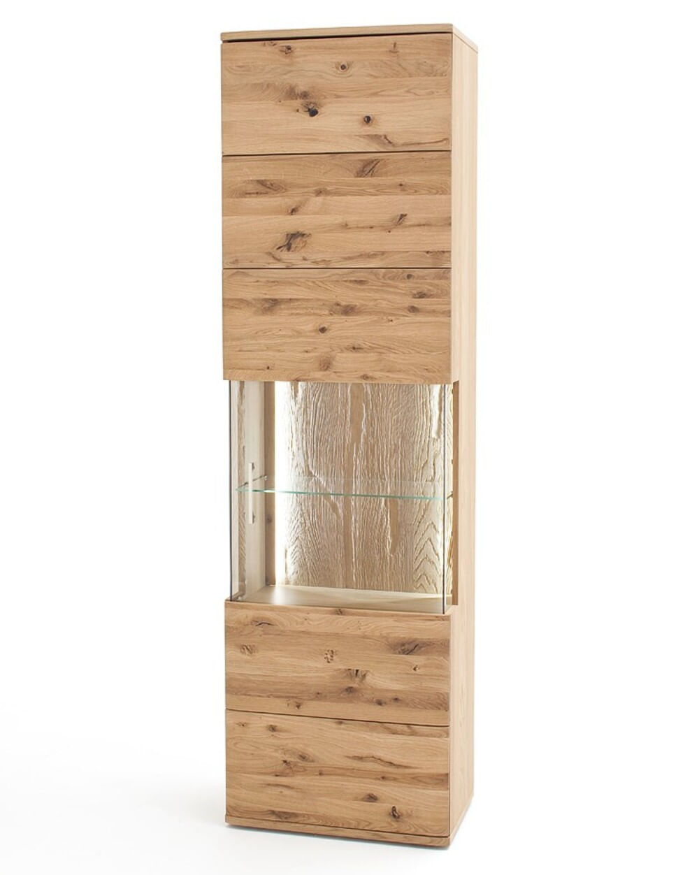 Vitrina Alta shantal con Luz 1 puerta TU MESITA color Duna