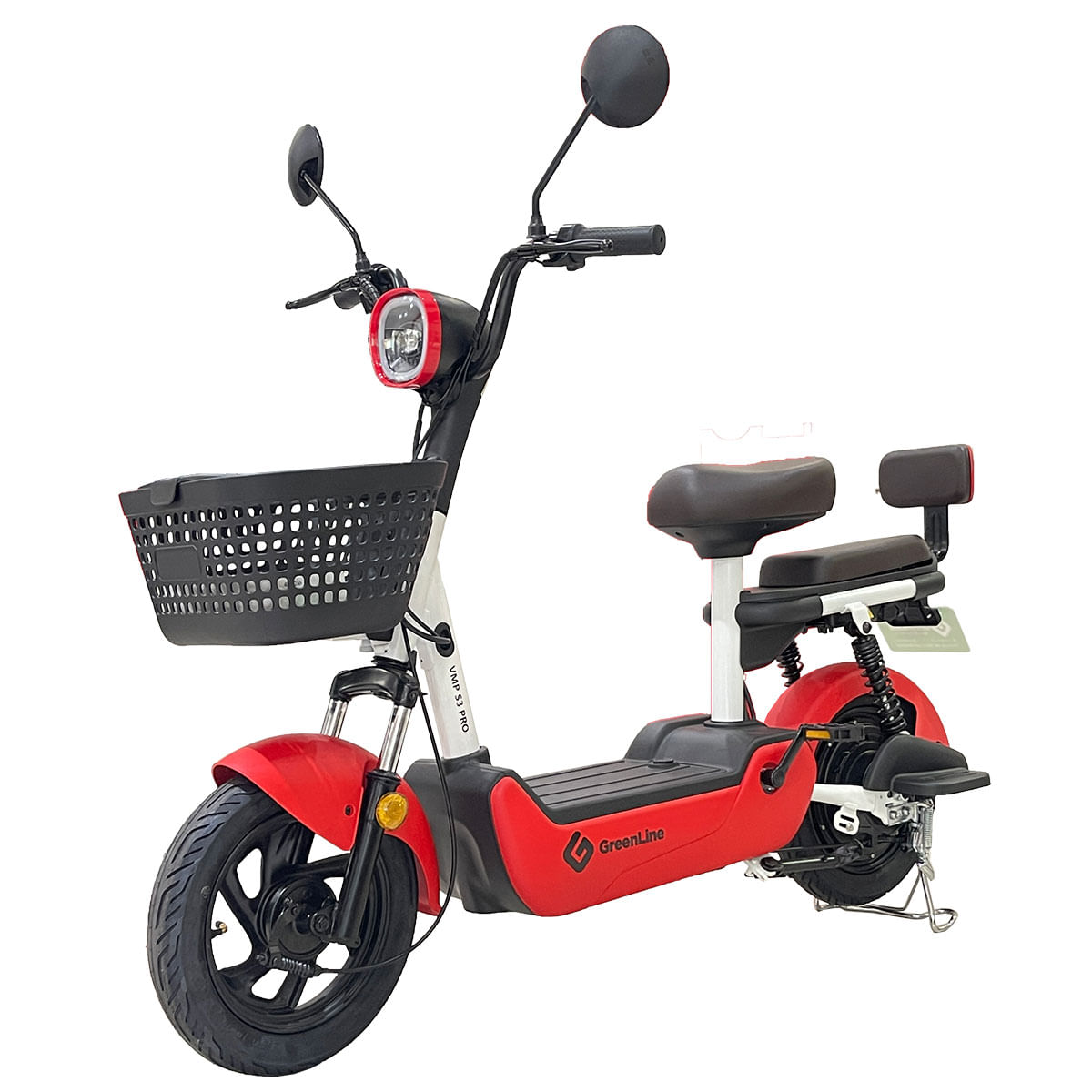 Bicimoto Eléctrica GreenLine VMP S3 PRO ROJO