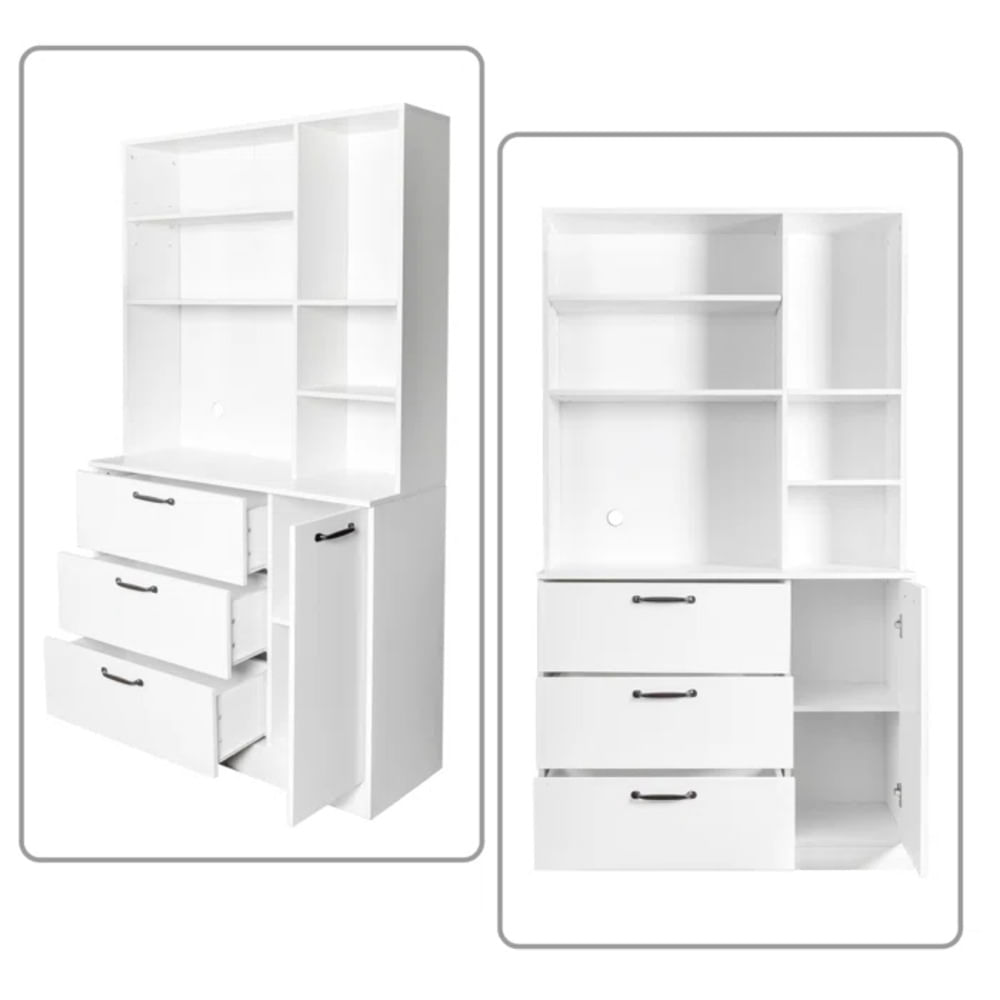 Cómoda Estante Hiroshi Blanco R&R MUEBLES | Promart.pe - Promart