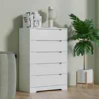 Comoda Moderna Parn Blanco R&R MUEBLES