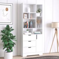 Estante Moderno Mamane Blanco R&R MUEBLES