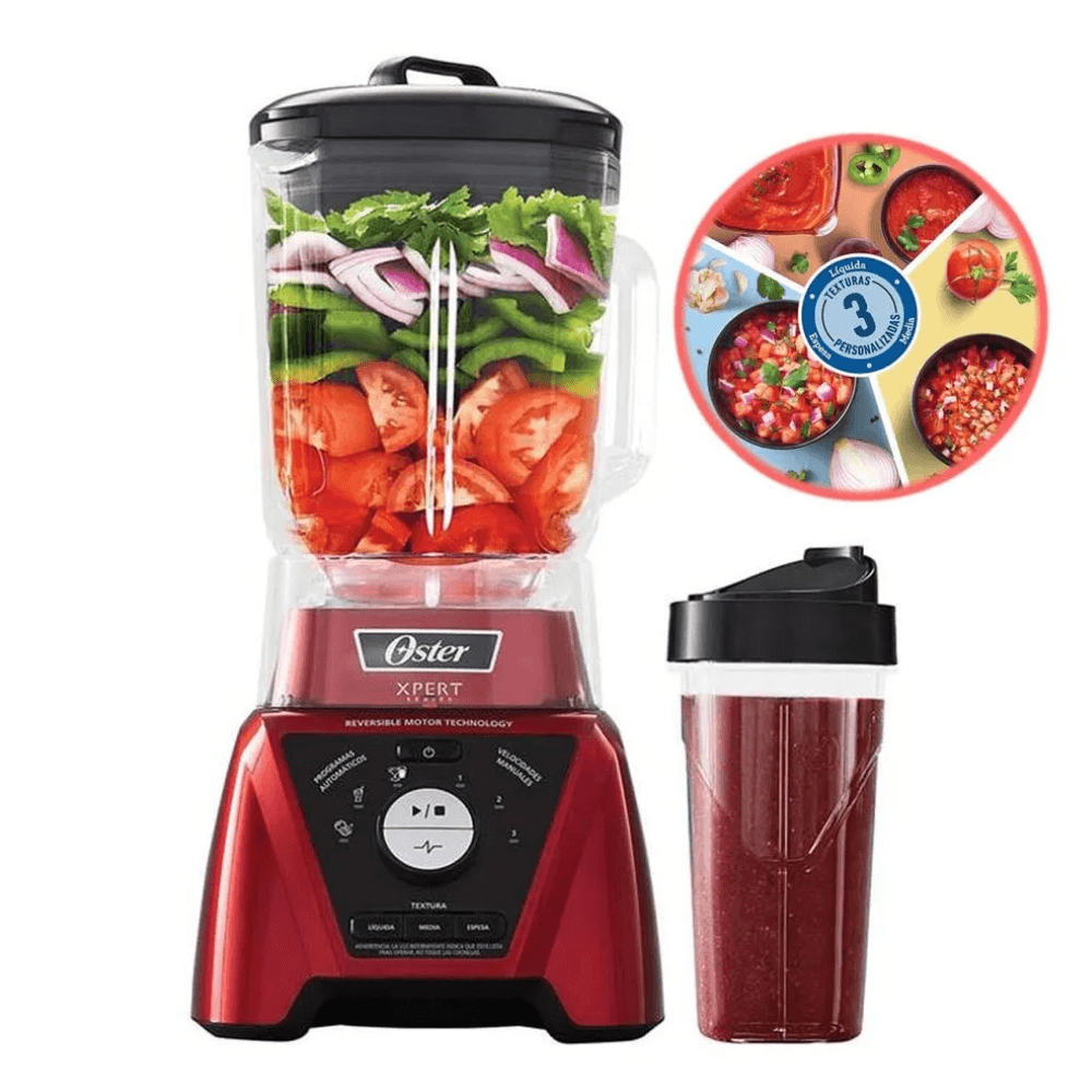 Licuadora Oster Expert con vaso blend`N GO  BLST3B RPG -ROJO