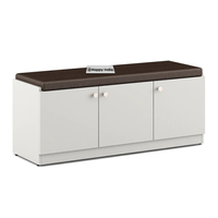 Zapatera con Asiento Shipping Blanco MUEBLES BONNO
