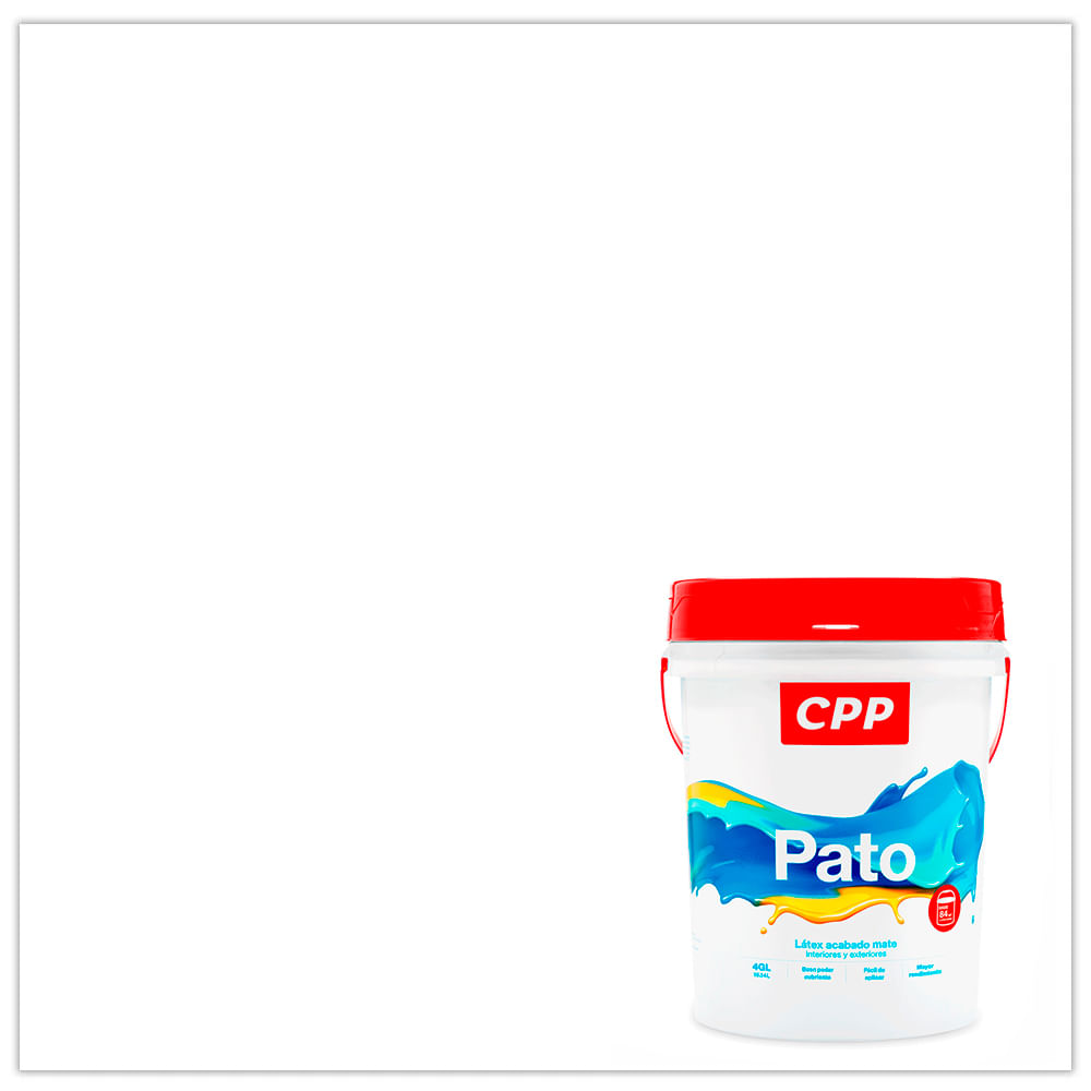 Latex Pato CPP Blanco 4 galones