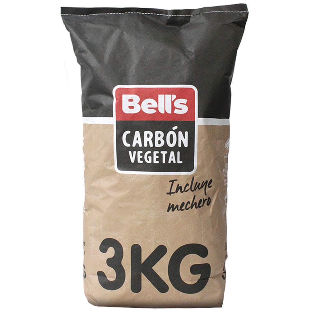 Carbón BELL'S Bolsa 3Kg c/ Mechero