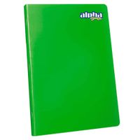 Cuaderno ALPHA Scool Rayado Marco Rojo 92 Hojas