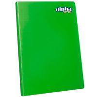 Cuaderno ALPHA Cuadriculado Scool Marco Rojo 88 Hojas