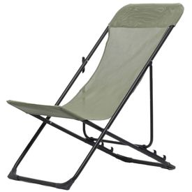 Silla de playa reclinable, tumbona ajustable, sillas reclinables portátiles  plegables para exteriores, silla plegable de bambú para césped con lona