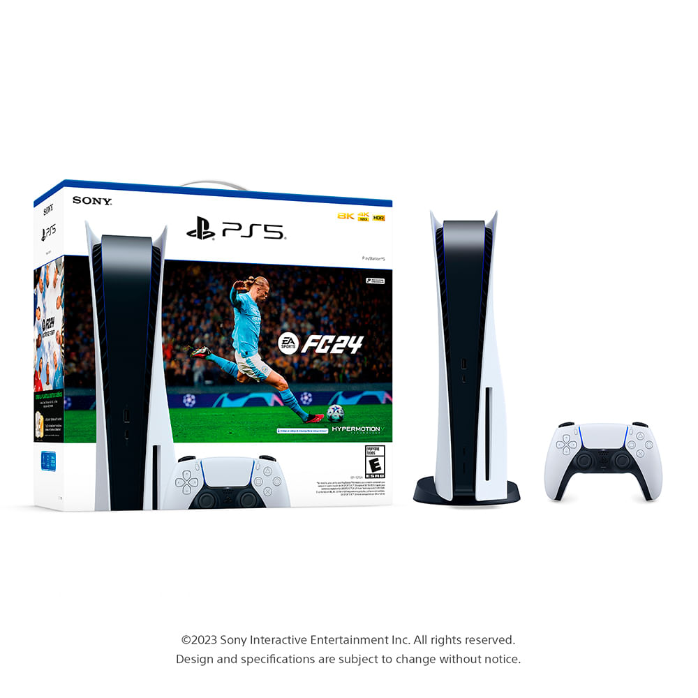 Consola Playstation 5 Con Lector De Discos + Ea Sports Fc 24 – Quest Time  Perú