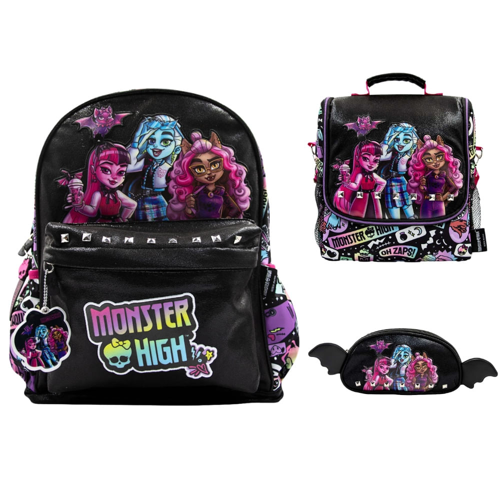 Pack Escolar Mochila Monster High - Promart