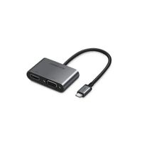 Adaptador UGREEN USB C 2 en 1 HDMI y VGA  Hub