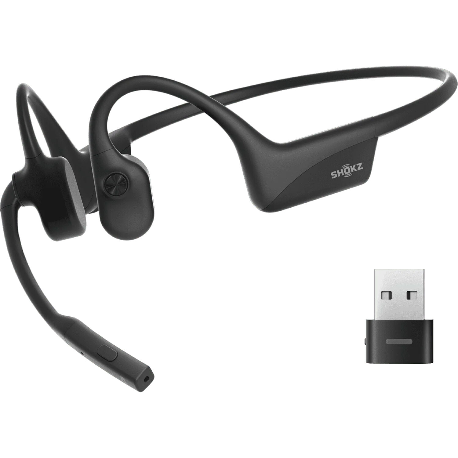 Auriculares Inalámbricos de Conducción Ósea Shokz Opencomm 2Uc con Dongle Usb a