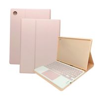 Funda con Teclado Bluetooth con Touchpad para Tablet A8 10,5"" SM-X200/X205 Rosado