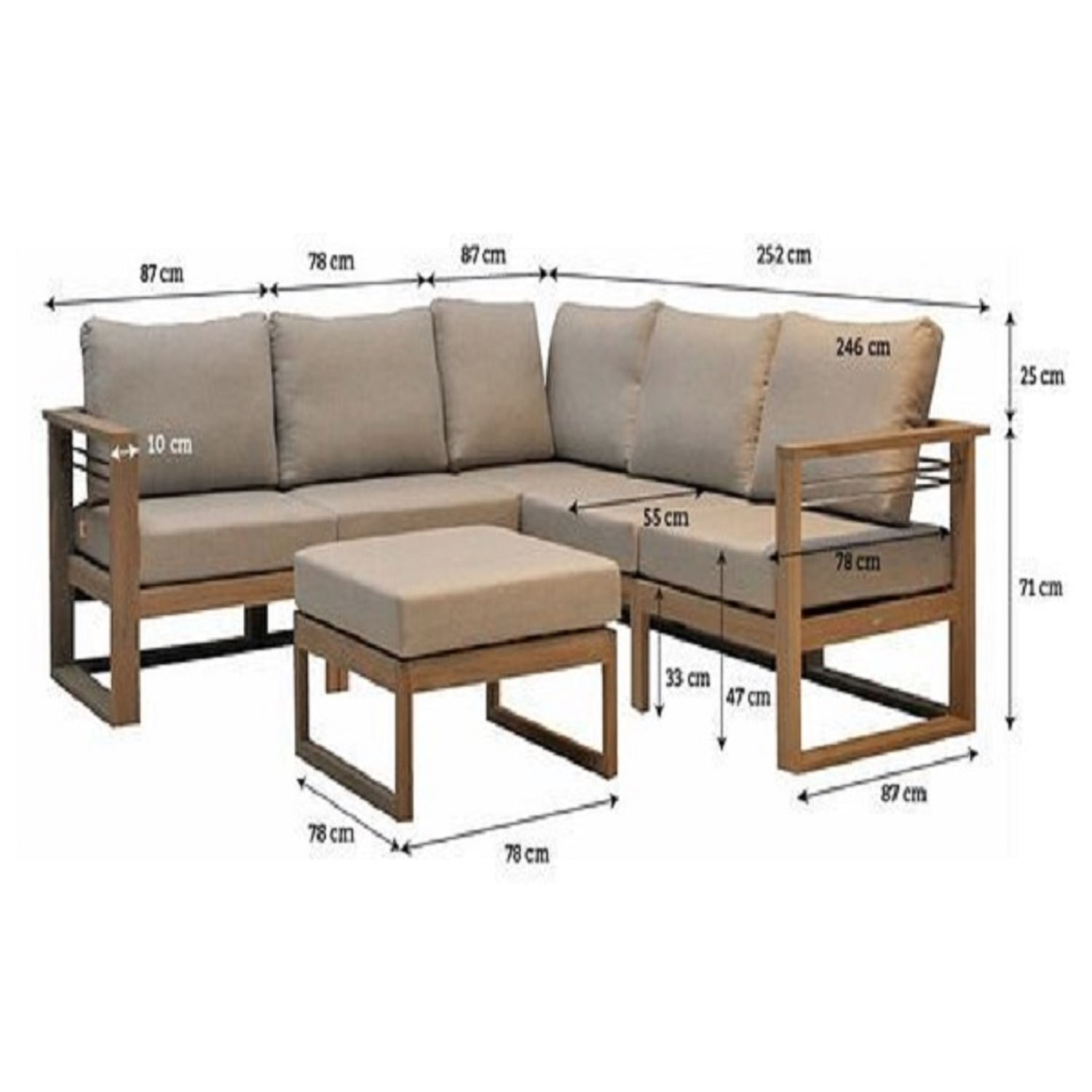 Sala Terraza Mobiliari Edy + Banqueta