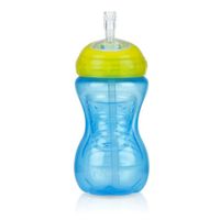 Vaso Nuby Super Straw Easy Grip Azul