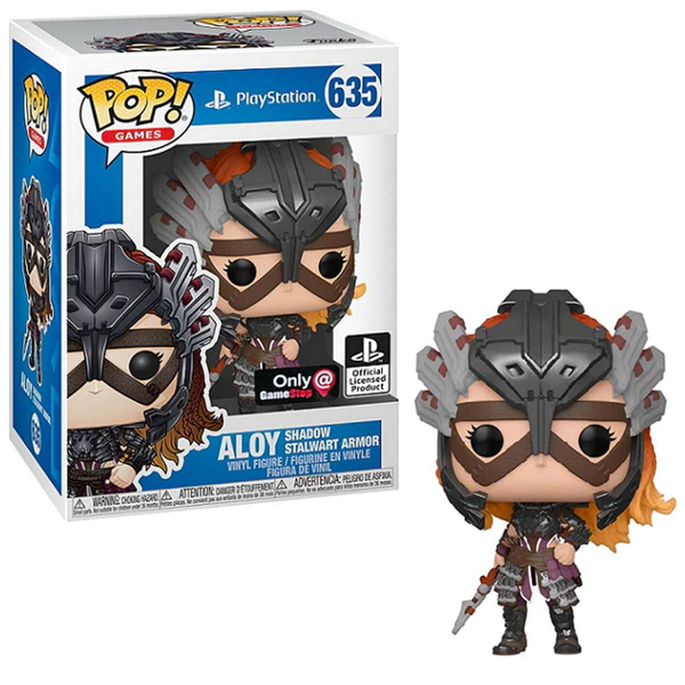 Funko Pop Vinyl Horizon Zero Dawn Aloy Shadow Stalwart Armor GameStop