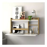 Escritorio para Pared Vixen Ventitas Home Miel y Blanco