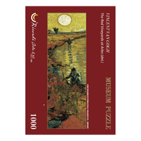 Rompecabezas Ricordi El Viñedo Rojo Cerca De Arlés Van Gogh 1000 Piezas