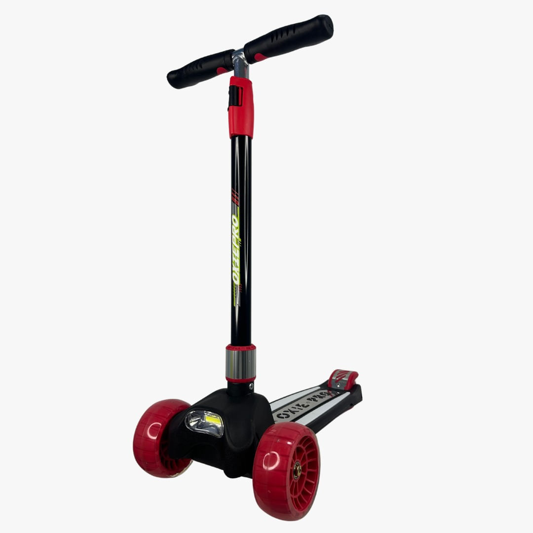 Scooter Kronos Oxie Pro 7 niveles negro rojo