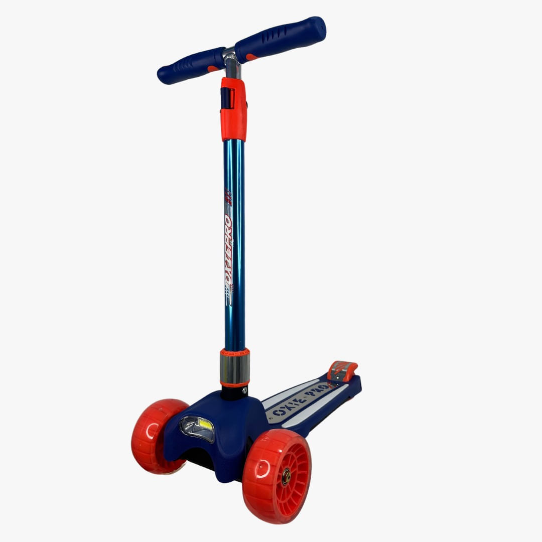 Scooter Kronos Oxie Pro 7 niveles azul rojo