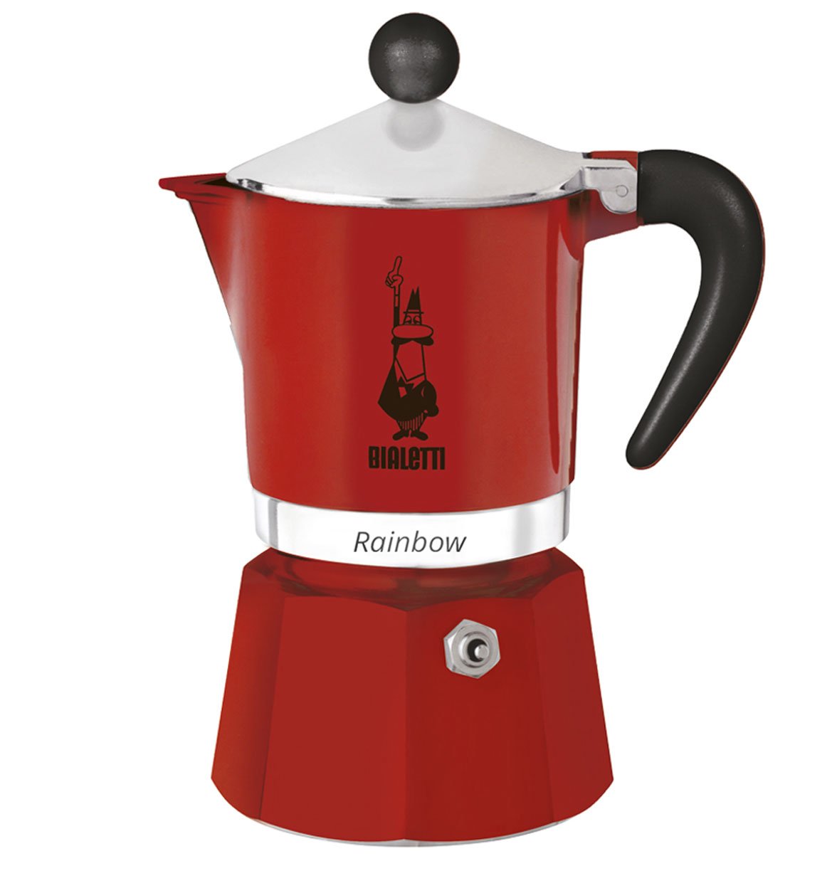 Cafetera Bialetti Rainbow Roja 6 Tazas