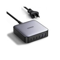 Cargador UGREEN 200W, USB C, 6 puertos, GaN PD, Carga rápido, USB C a C