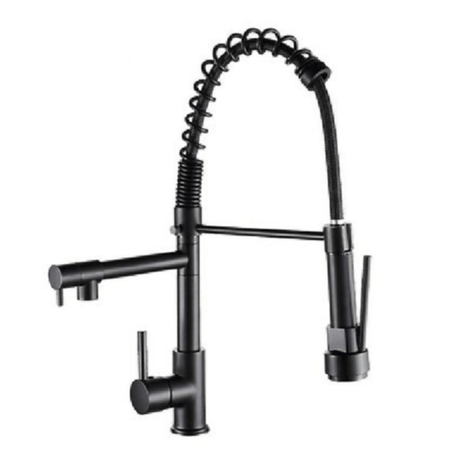 Mezcladora moderno para cocina con resorte LC MC304-33301 Negro