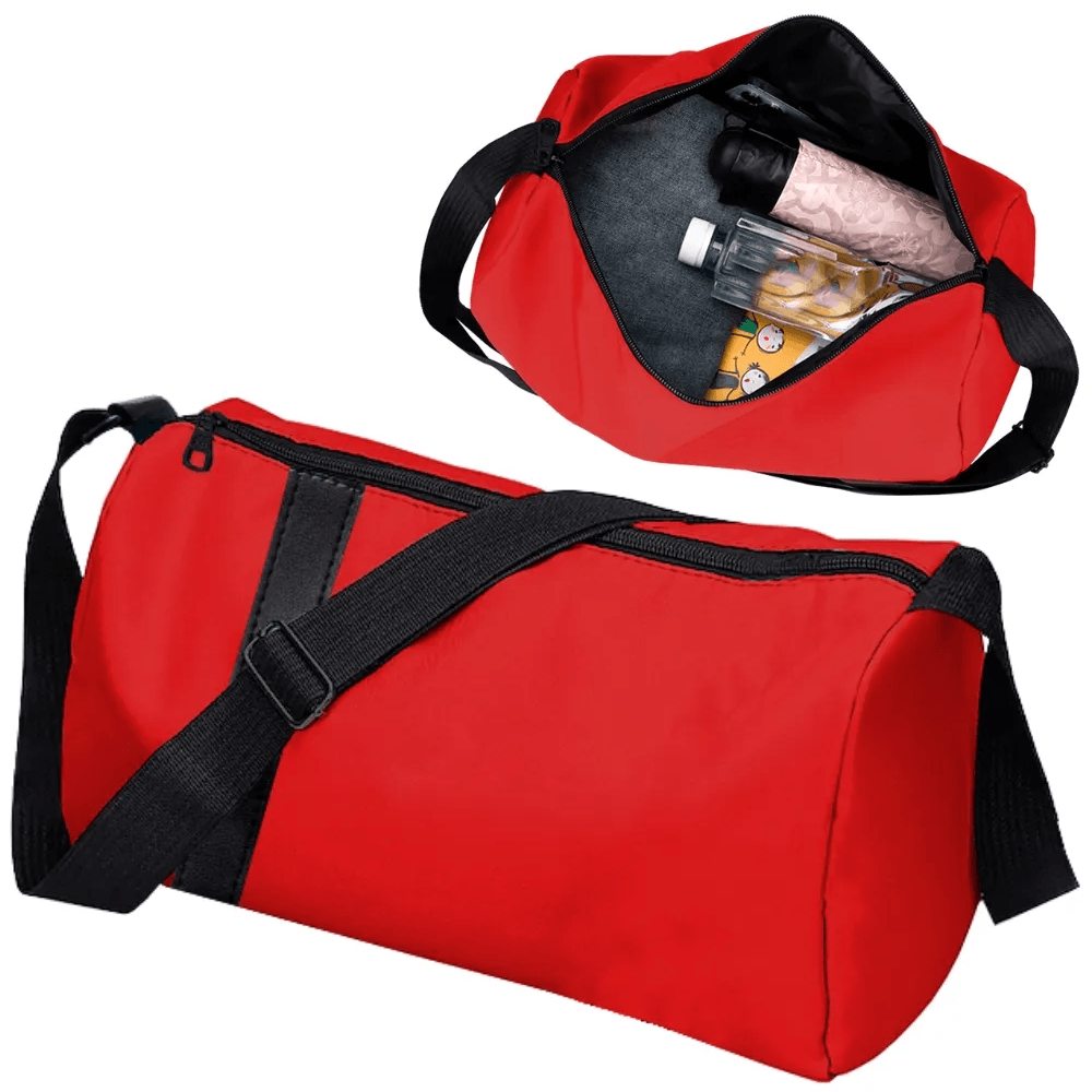 Bolso Cartera Maletín Deportivo Morral de Viaje Impermeable Rojo D54