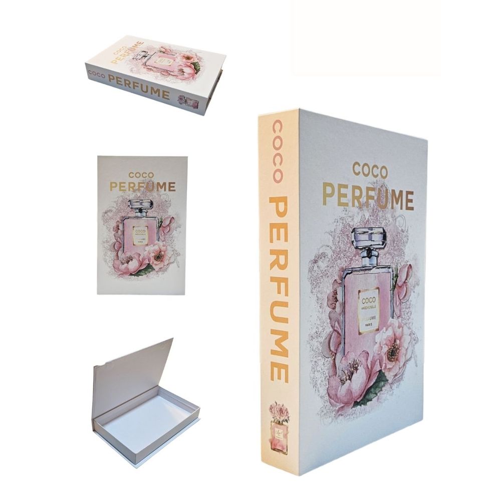 Libro Decorativo Tipo Baúl Coco Perfume - Promart