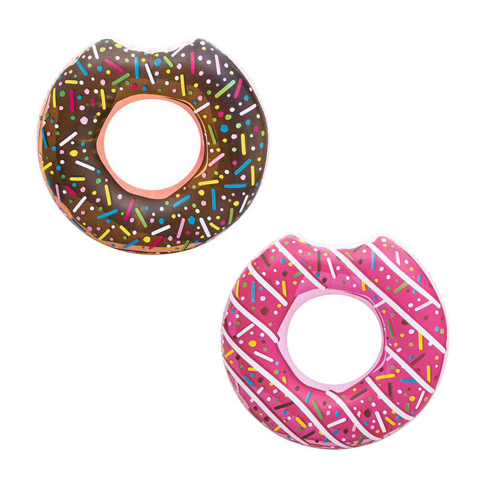Flotador PVC Bestway Aro Donut, Marrón, 94 cm