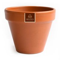 Maceta Cerámica Terracota 19cm Mestiza