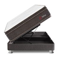 Cama Box Tarima Pistones FORLI Sirius Pocket 2 Plazas + 2 Almohadas Viscoelásticas + Protector