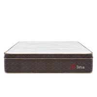 Colchón FORLI Sirius Pocket Queen + 2 Almohadas Viscoelásticas + Protector