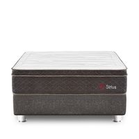 Cama Box Tarima FORLI Sirius Pocket 1.5 Plazas + 1 Almohada Viscoelástica + Protector