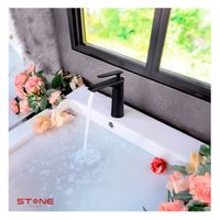 Mezcladora P/Lavatorio Cloe STB-01 Black Stone