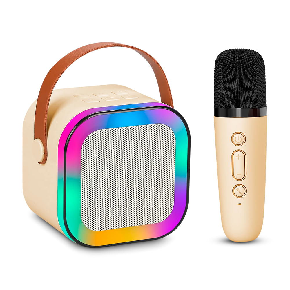 Parlante Bluetooth Inalámbrico Portátil Para Karaoke En Casa