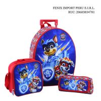 Set Maleta Ranger Grande Eva 3D Paw Patrol Niño Scool