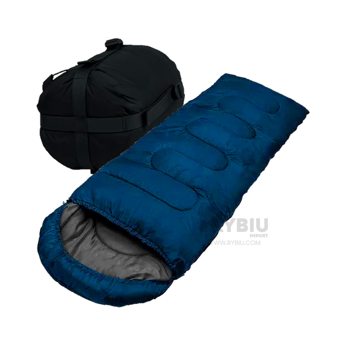 Sleeping para Acampar Gruesas Azul